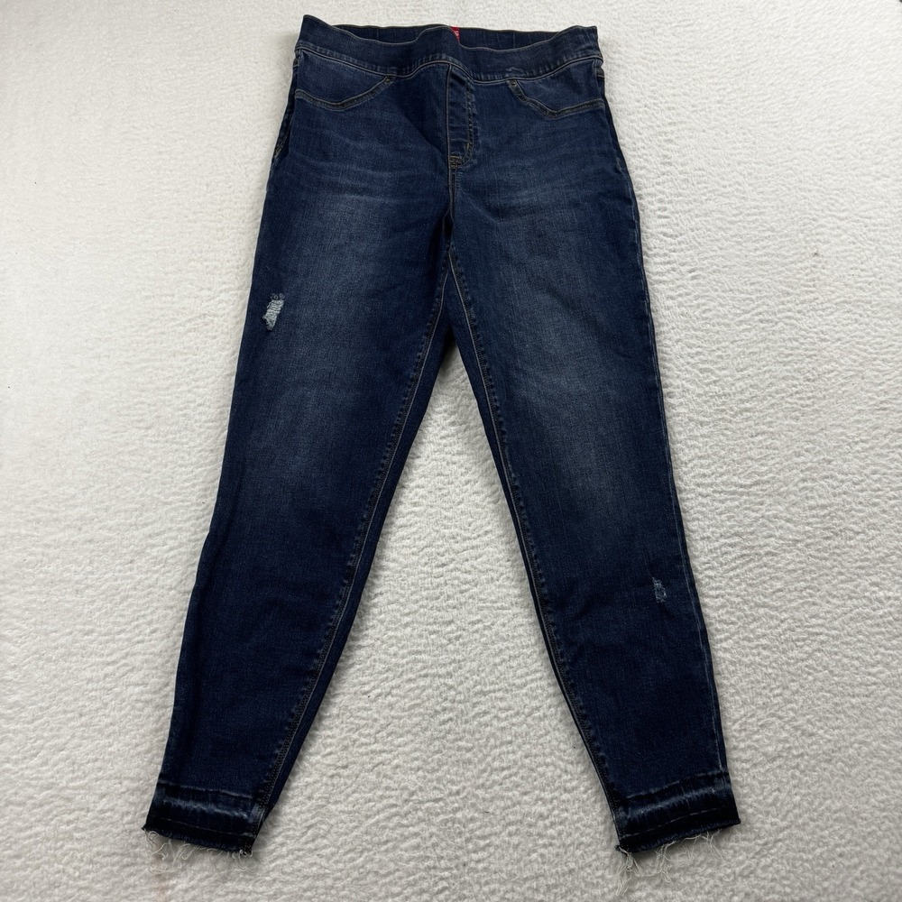 SPANX Dark Blue Skinny Jeans Jumpsuit-Style Pants